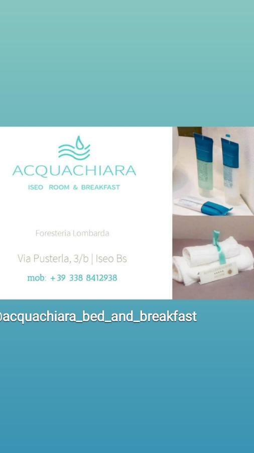 Acquachiara Iseo Deluxe Bed & Breakfast Iseo Center With Garden And Parking Inside Extérieur photo